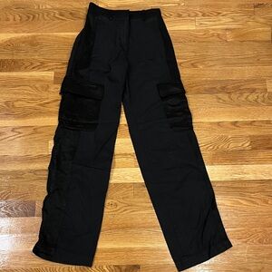 & Other Stories Black Wide Leg Pants